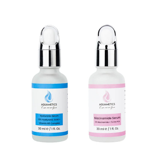 ✨HydraGlow Duo – Hyaluronic + Niacinamide Serum Bundle✨