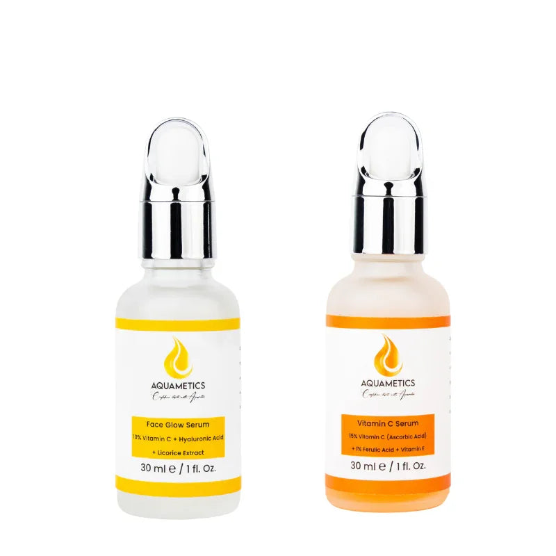 🌟Radiance Duo – Vitamin C + Face Glow Serum Bundle✨