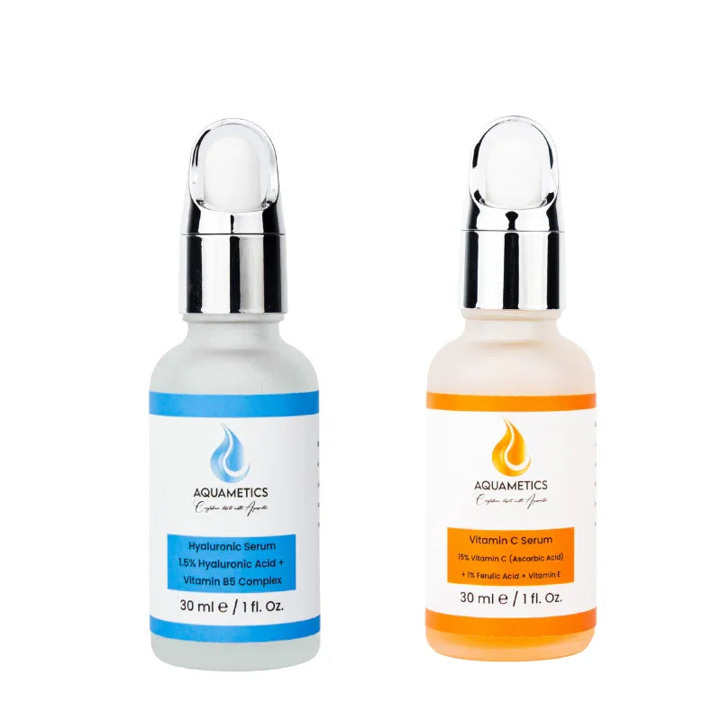 ✨ Glow & Hydrate Duo – Vitamin C + Hyaluronic Serum Bundle ✨